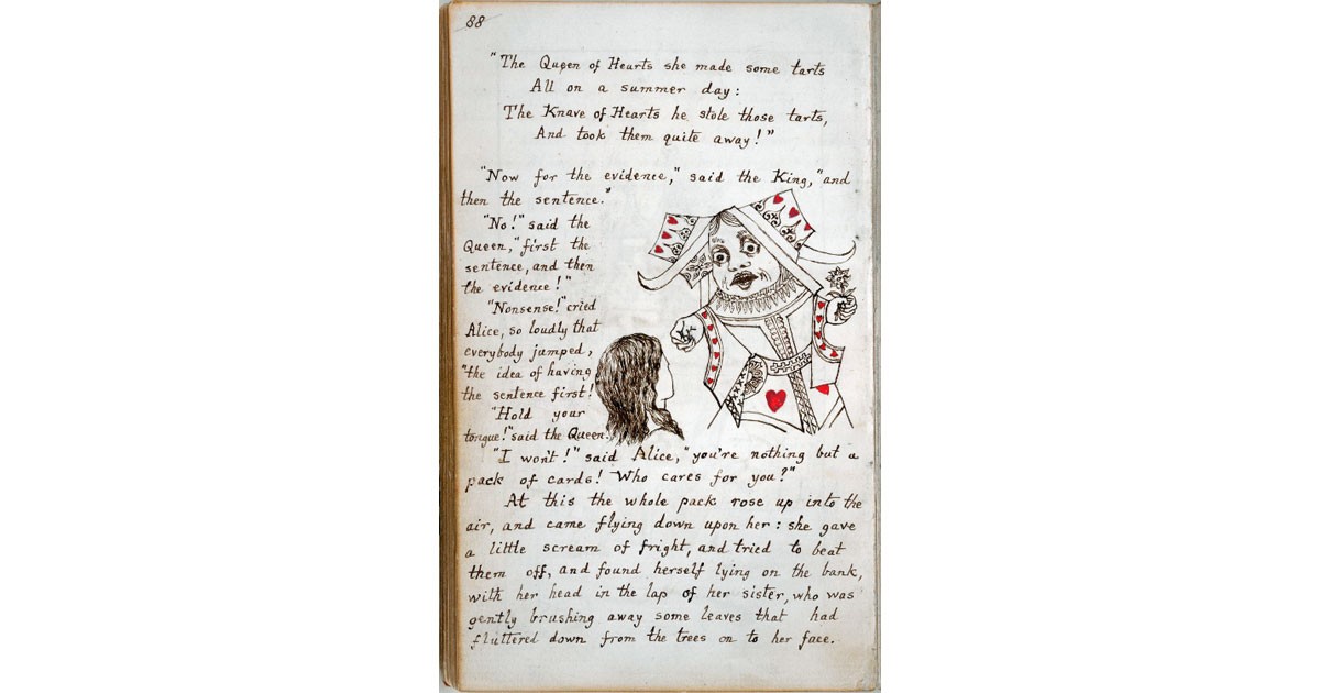 Alice's Adventures Under Ground - Lewis Carroll - British Library