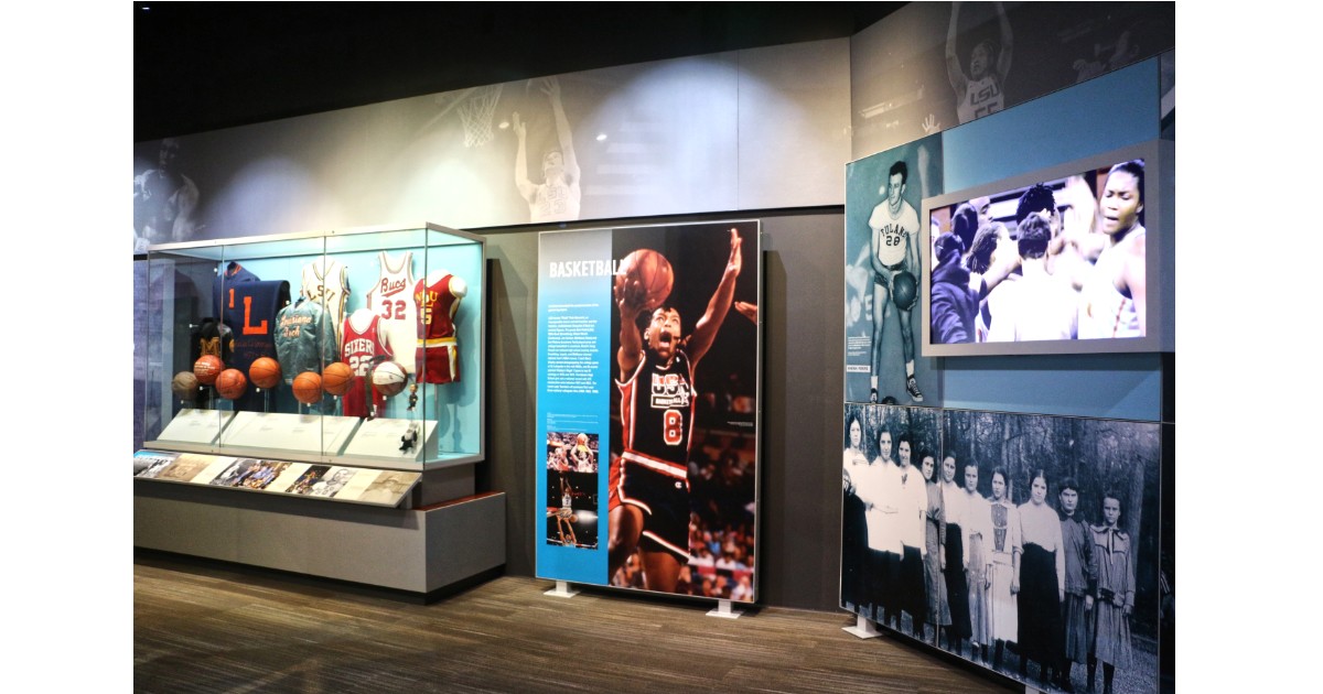Basketball Exhibit at Louisiana Sports Hall of Fame