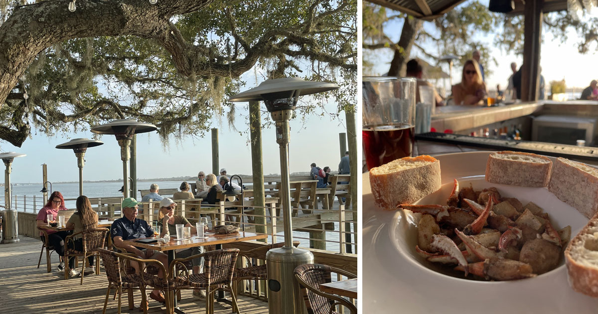 Dine at Cap's on the Water