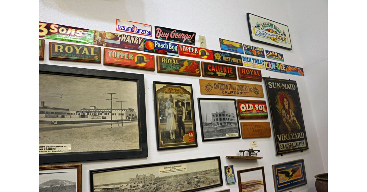 Fruit Labels at the Alta District Historical Society Museum 
