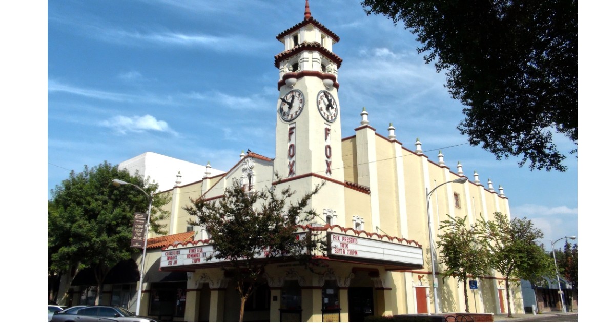 Historic Fox Theatre in Downtown Visalia