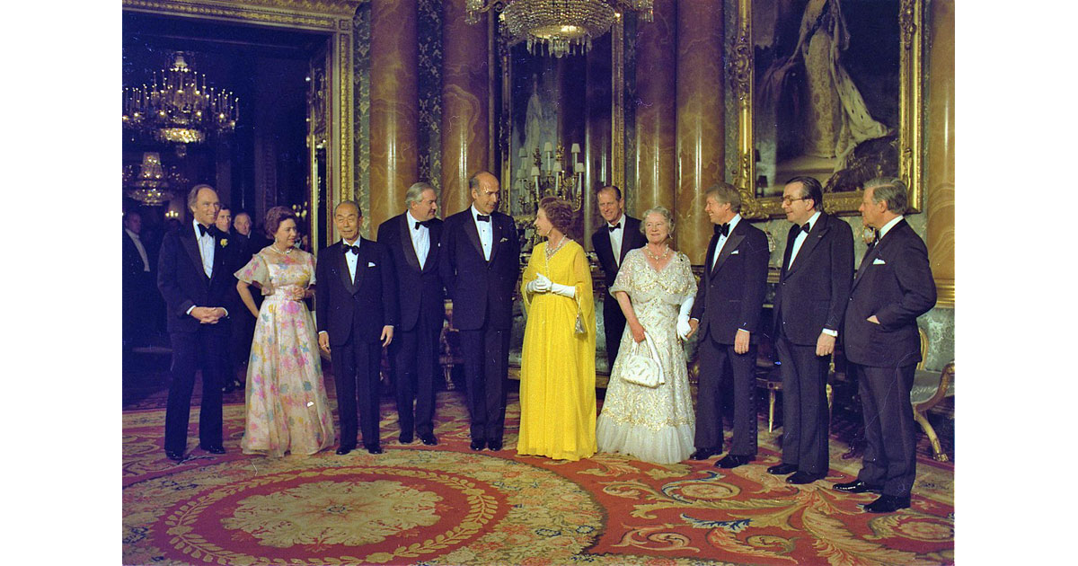 President Jimmy Carter with Queen