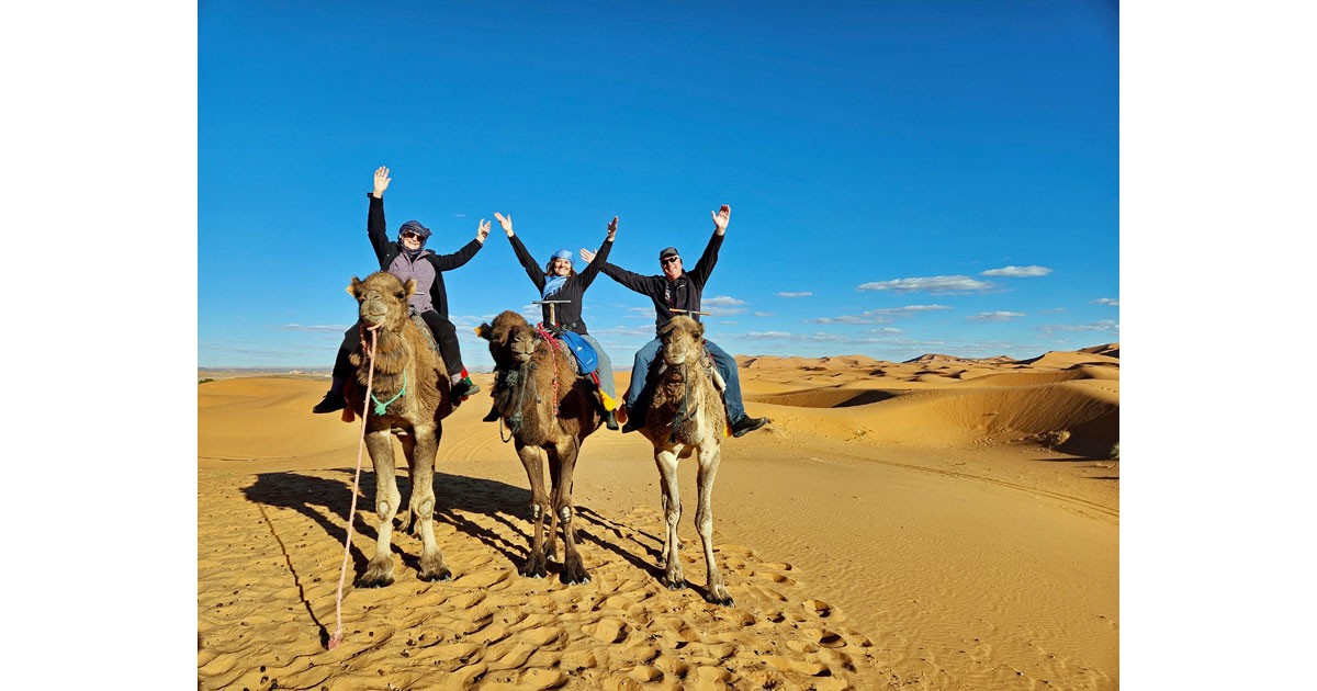 My camel ride in the Sahara as part of Gate 1-tour. -@Gate1photo