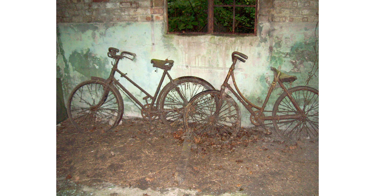 Old bicycles at Shipdham