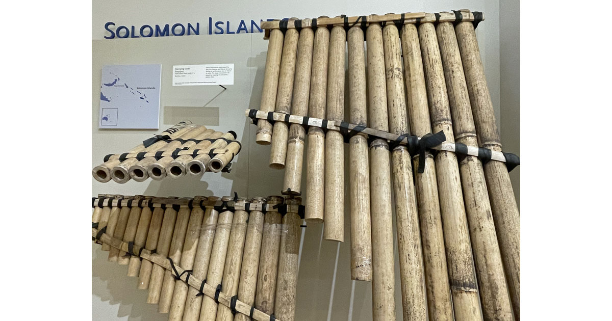 Stamping tubes from the Solomon Islands