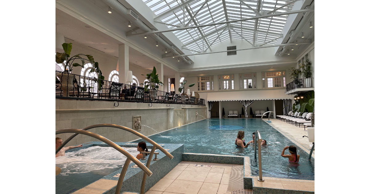 The Cavalier's indoor saltwater pool was a favorite spot for F. Scott Fitzgerald.