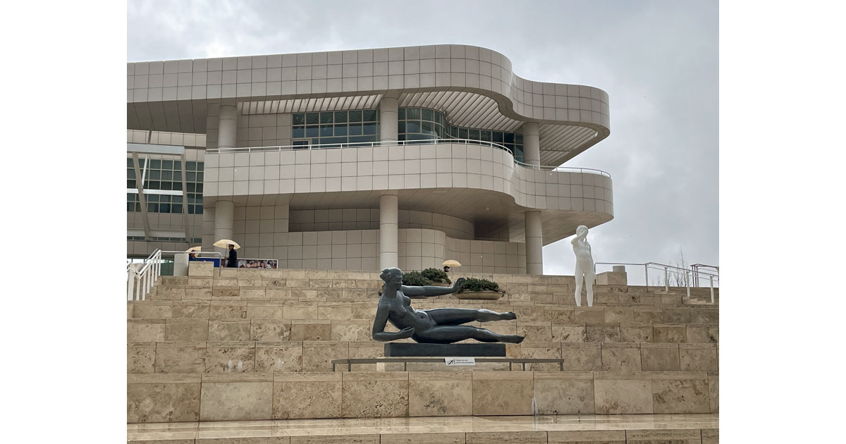 The Getty Center is an impressive place.