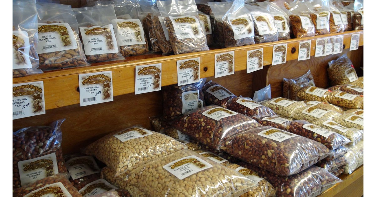 A wide selections of peanuts and more at The Peanut Patch in Yuma.