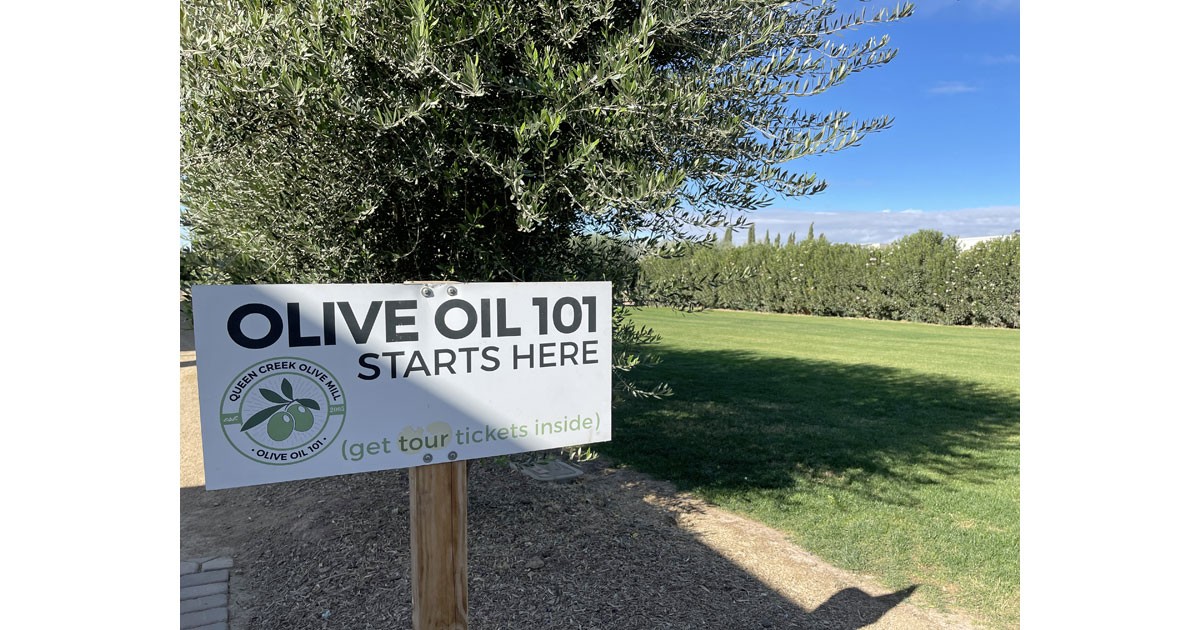 Tours Available -  Queen Creek Olive Mill