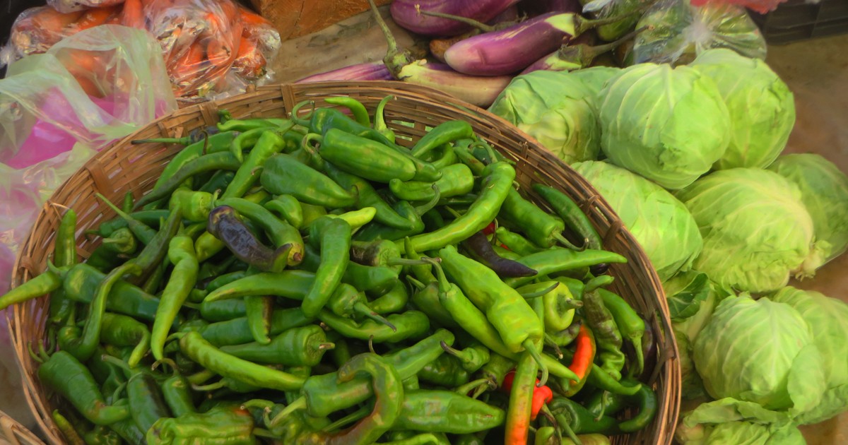 Chilies are used liberally in Bhutanese dishes.
