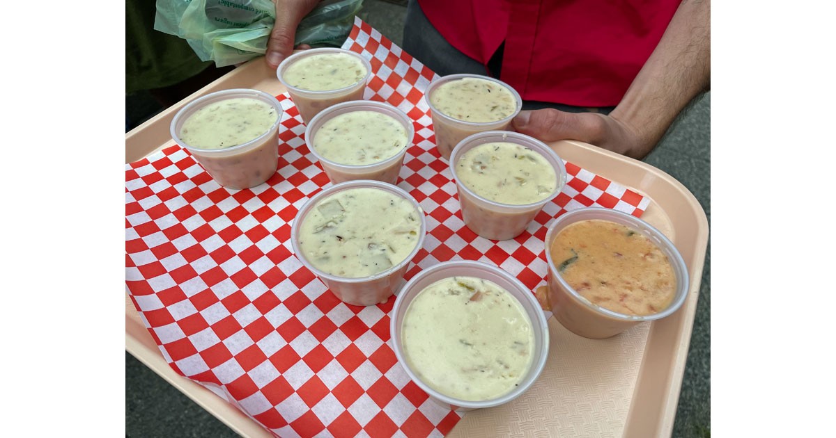 Award winning chowder (and seafood bisque) from Pike Place Chowder 