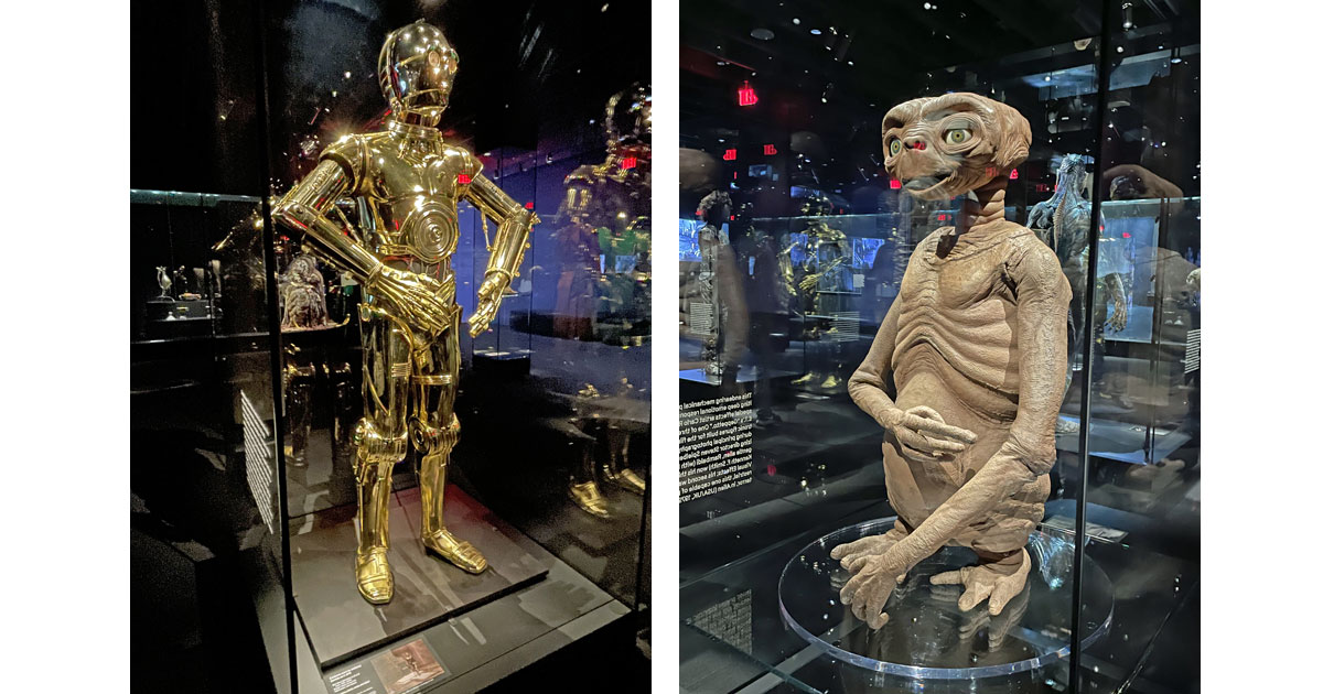 C3PO and E.T. welcomes you