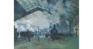 Claude Monet- Arrival of the Normandy Train, Gare Saint-Lazare