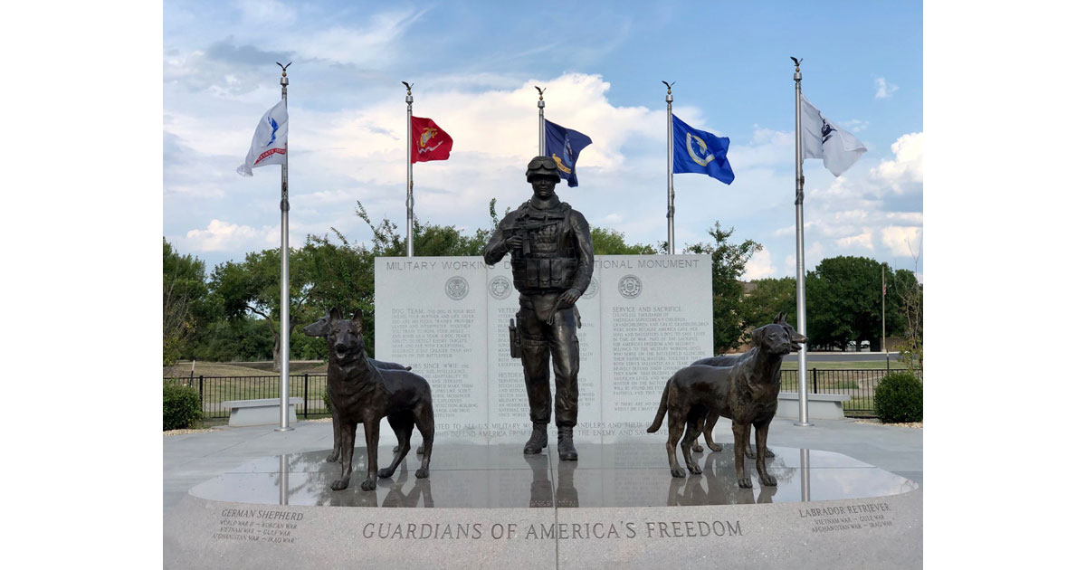 MWDT Monument © MSgt Steven Kaun USAF_USSF Military Working Dog Program Manager