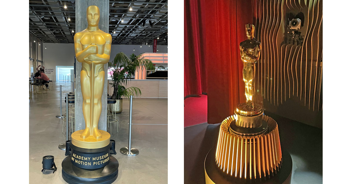Oscar welcomes you to the Academy of Motion Pictures Industry, they weigh 8.5 pounds