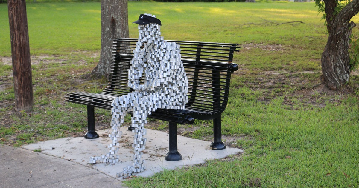 “Contemplation” by Matthew Stevenson at Magnolia Art Park in Leesville, Louisiana